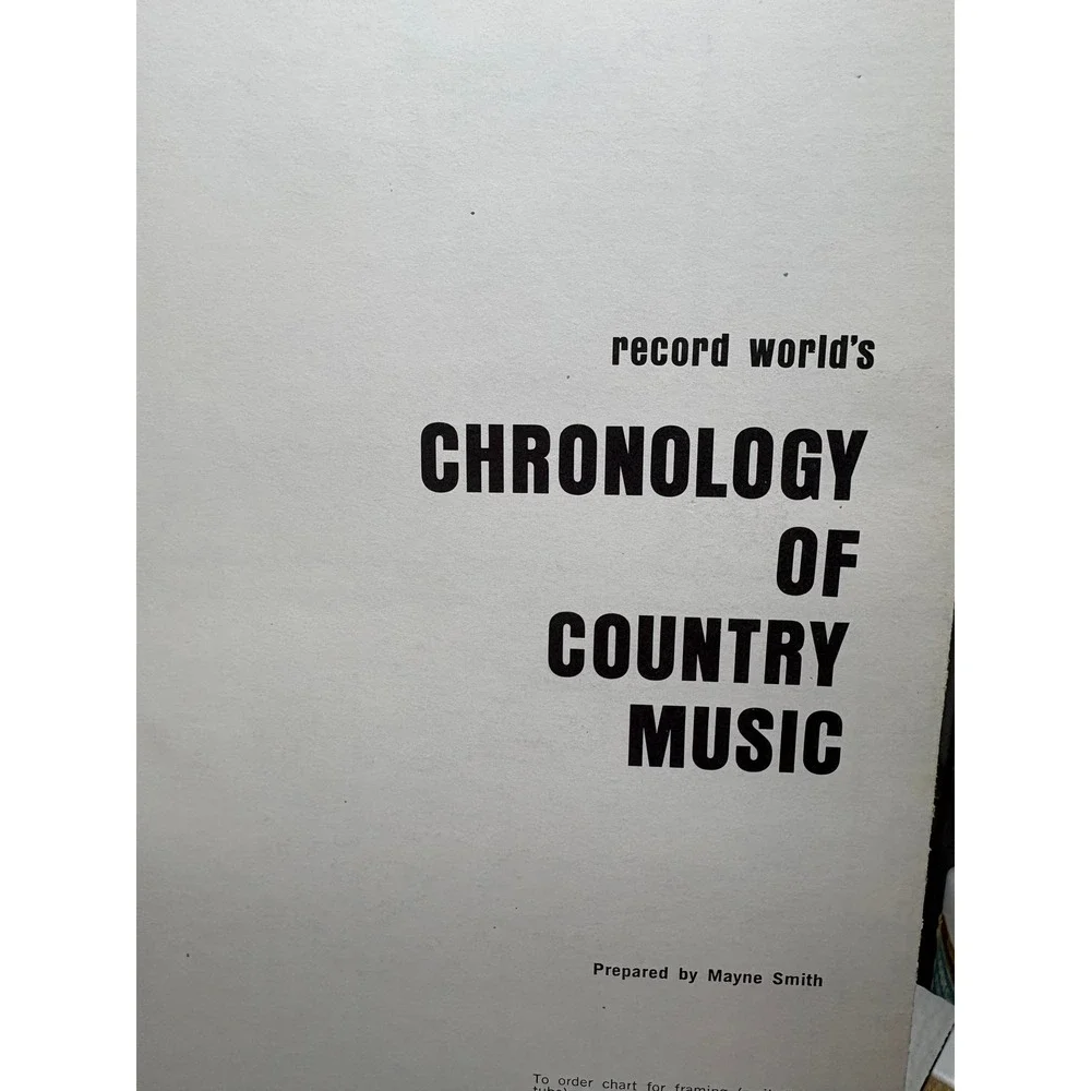 The Country Music Who's Who 1970 Edition Record‎ World Publication Vintage Book